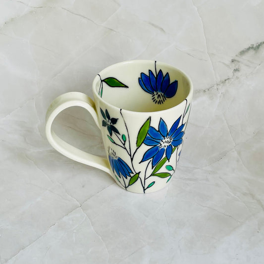 #14: Cup  - Blue coneflower design