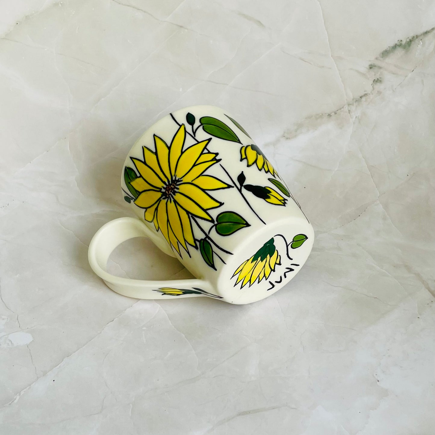 #17: Cup  - Sunflower design