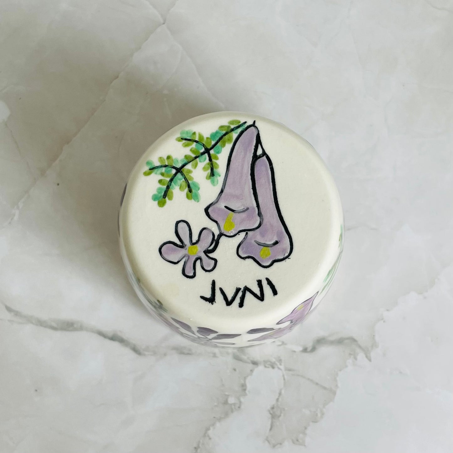 #23: Tumbler  - Jacaranda design