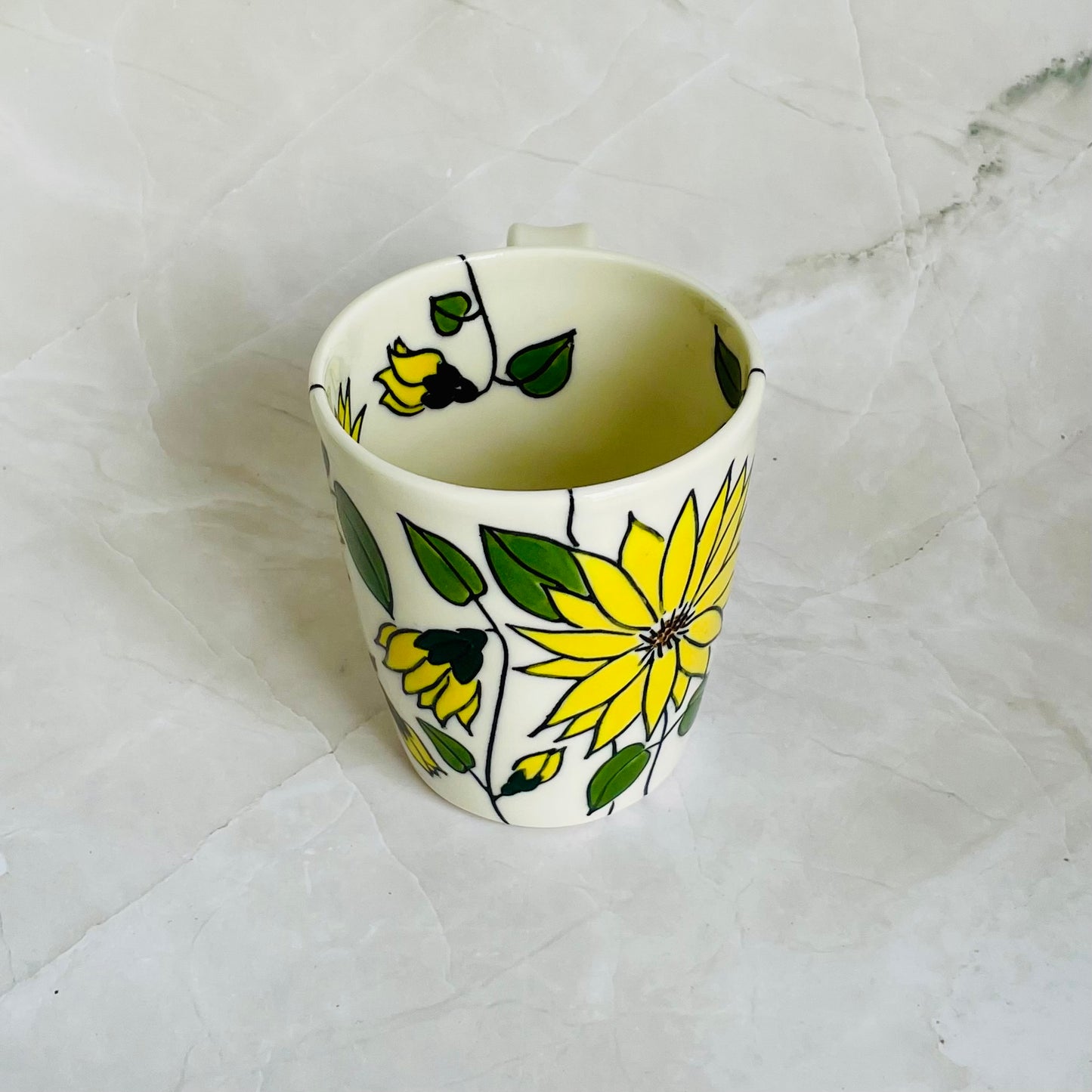 #17: Cup  - Sunflower design