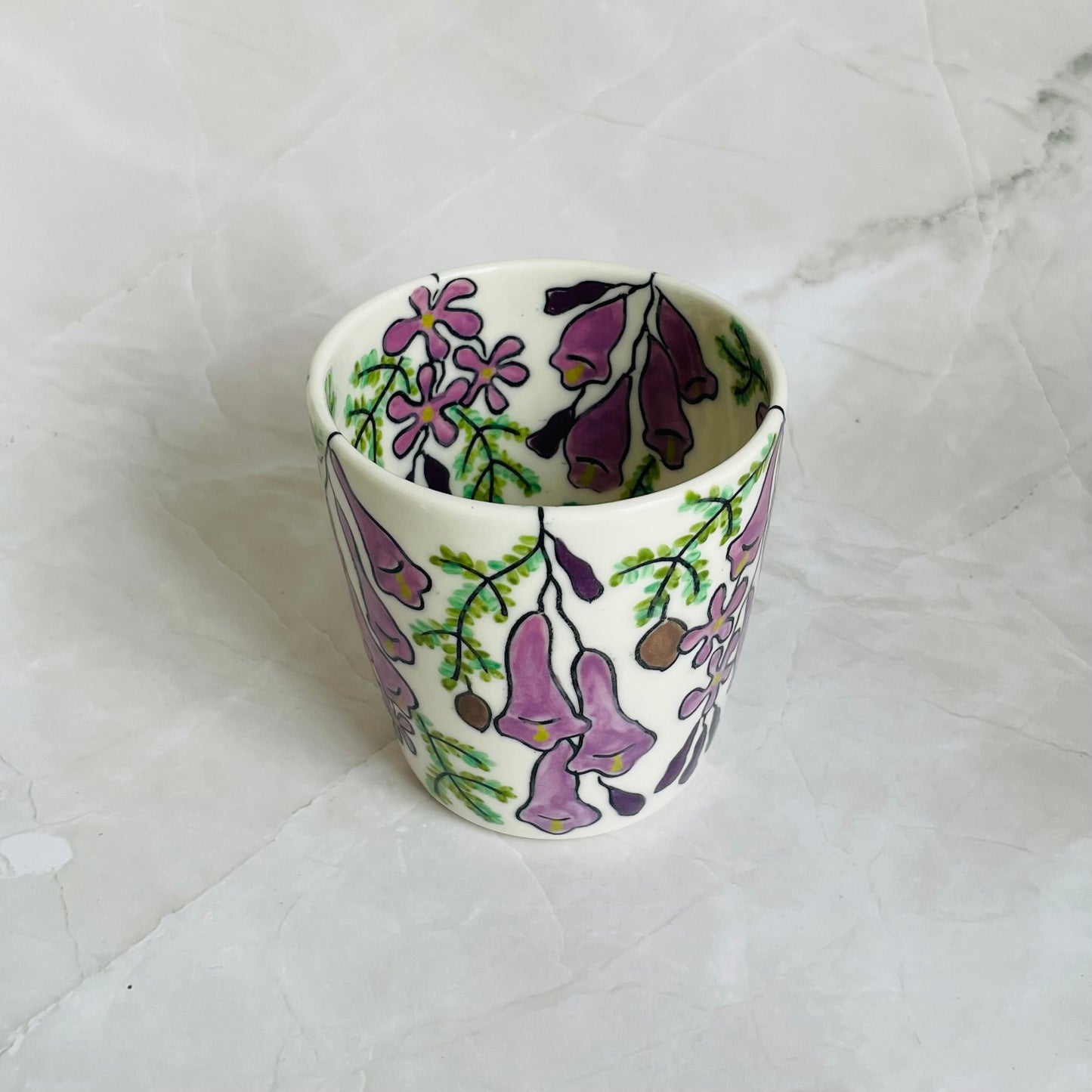#23: Tumbler  - Jacaranda design