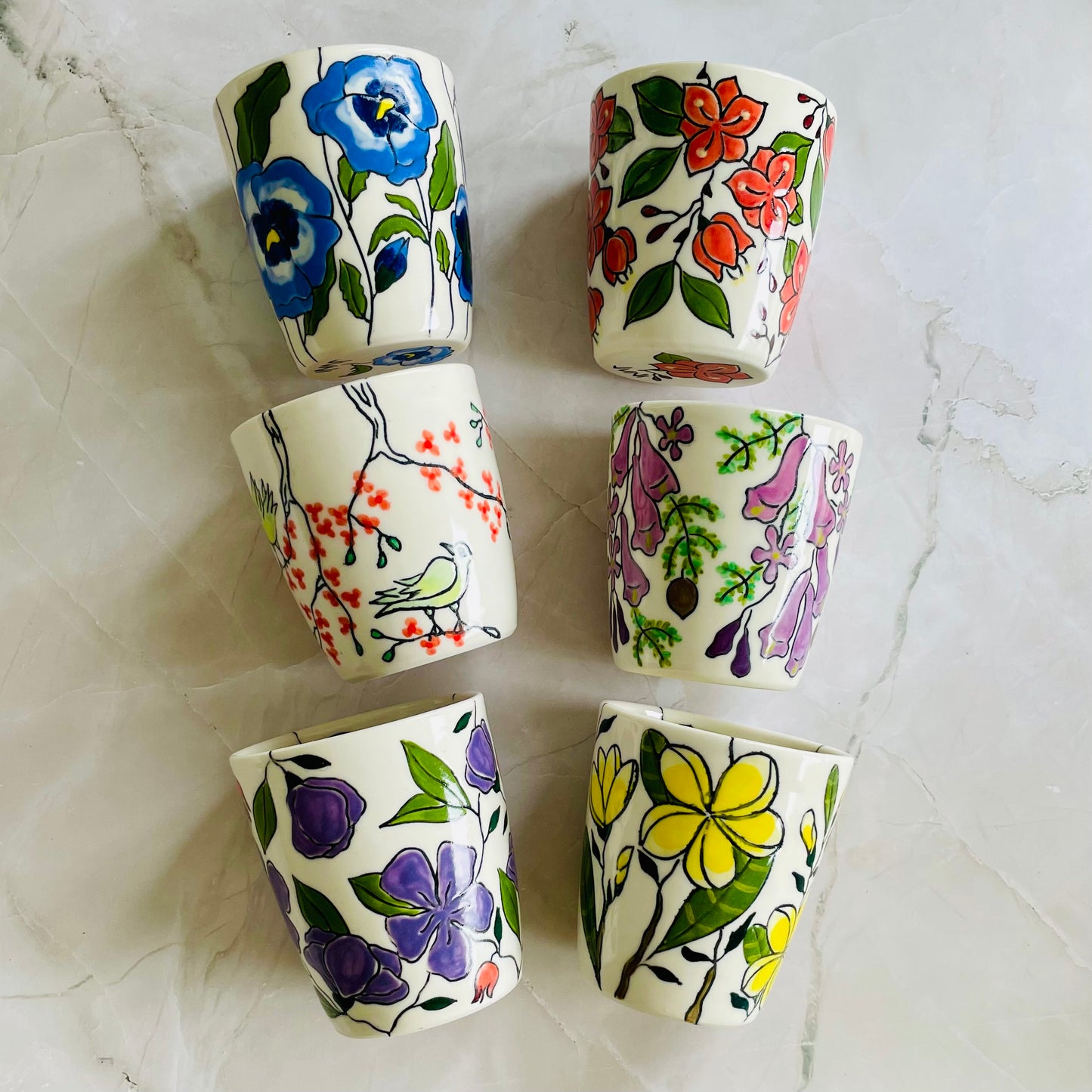 #23: Tumbler  - Jacaranda design