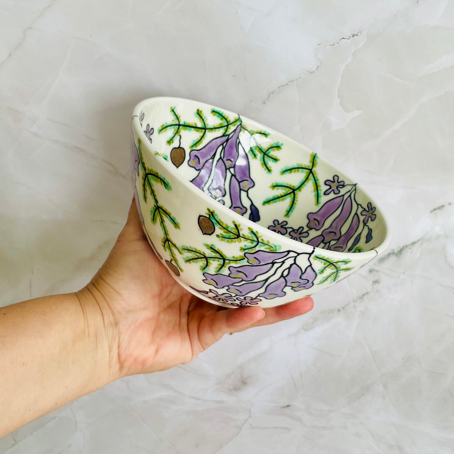 #36: Noodle bowl  - Jacaranda design