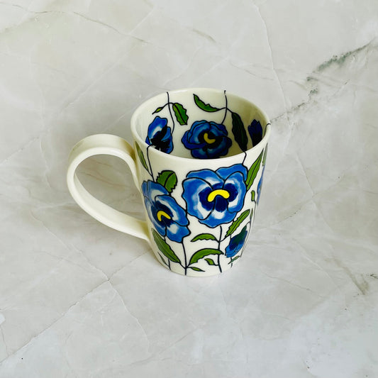 #10: Cup  - Pansy design