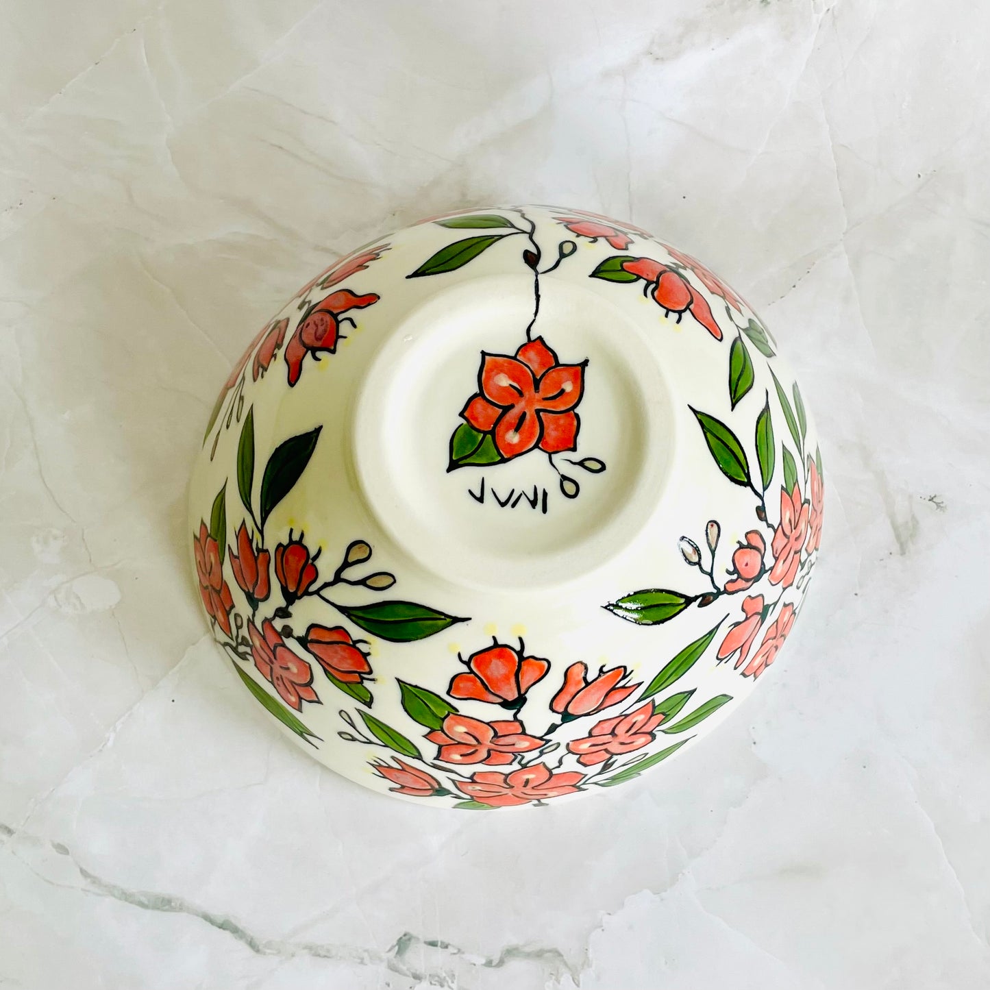 #35: Noodle bowl  - Bougainvillea design