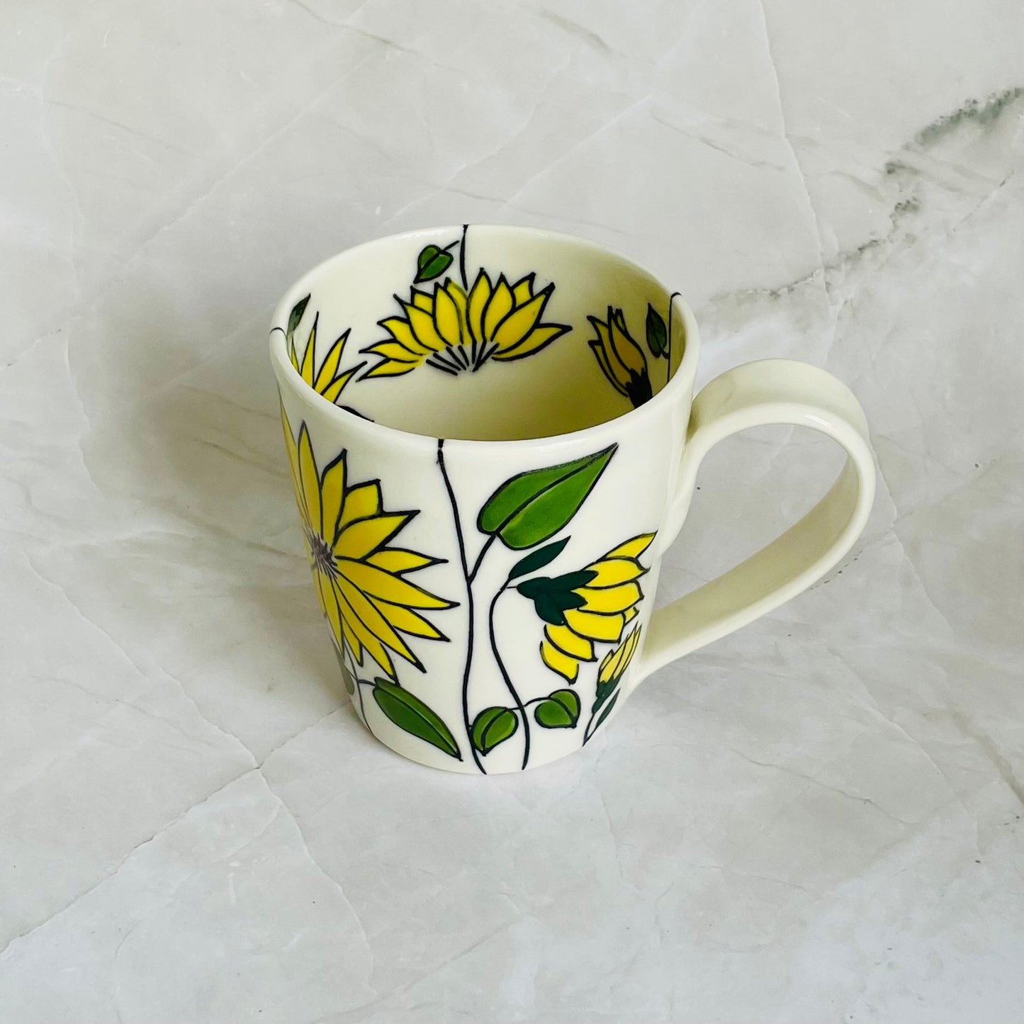 #17: Cup  - Sunflower design