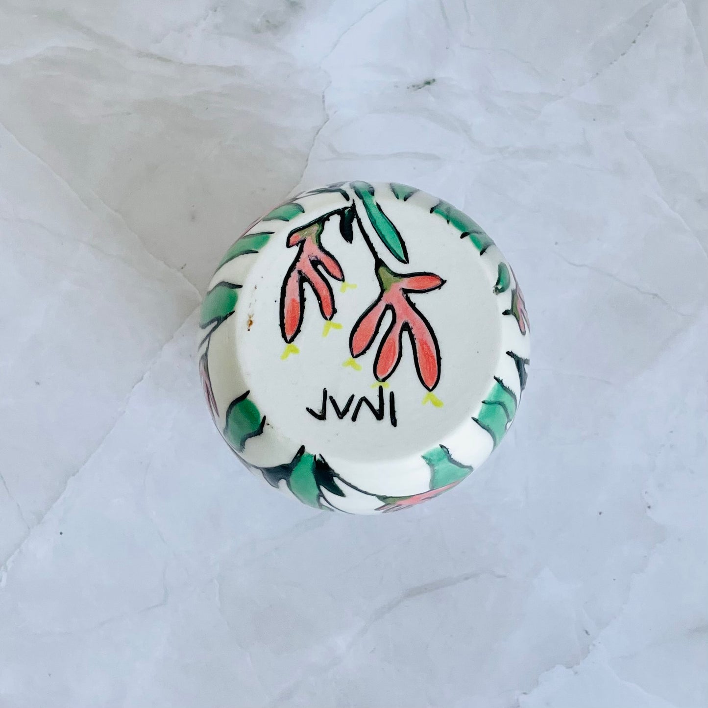 #47: Small pourer - Pink kangaroo paw design