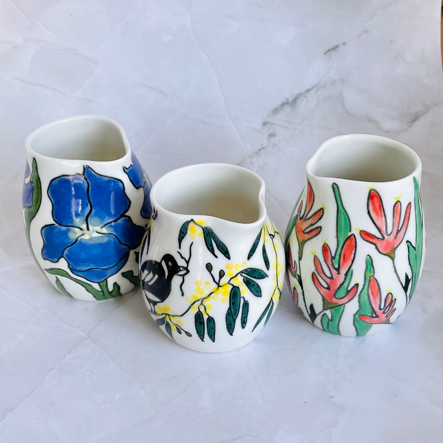 #45: Small pourer - Iris design