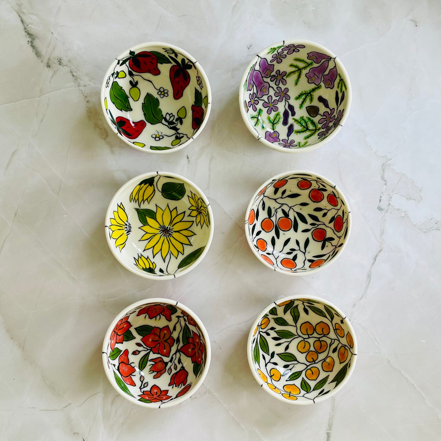 #40: Dipping bowl  - Jacaranda design