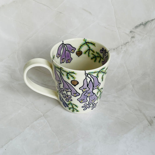 #12: Cup  - Jacaranda design