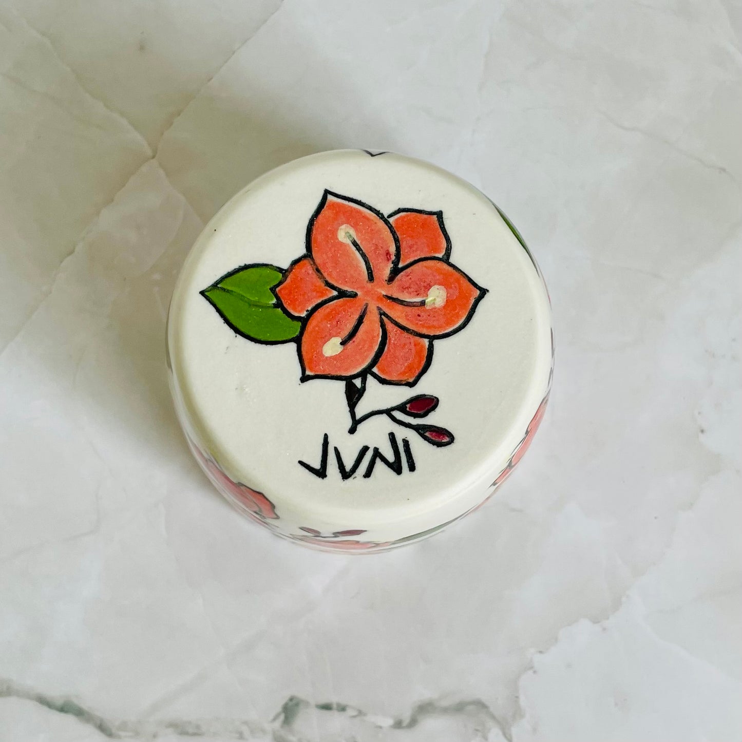 #20: Tumbler  - Bougainvillea design