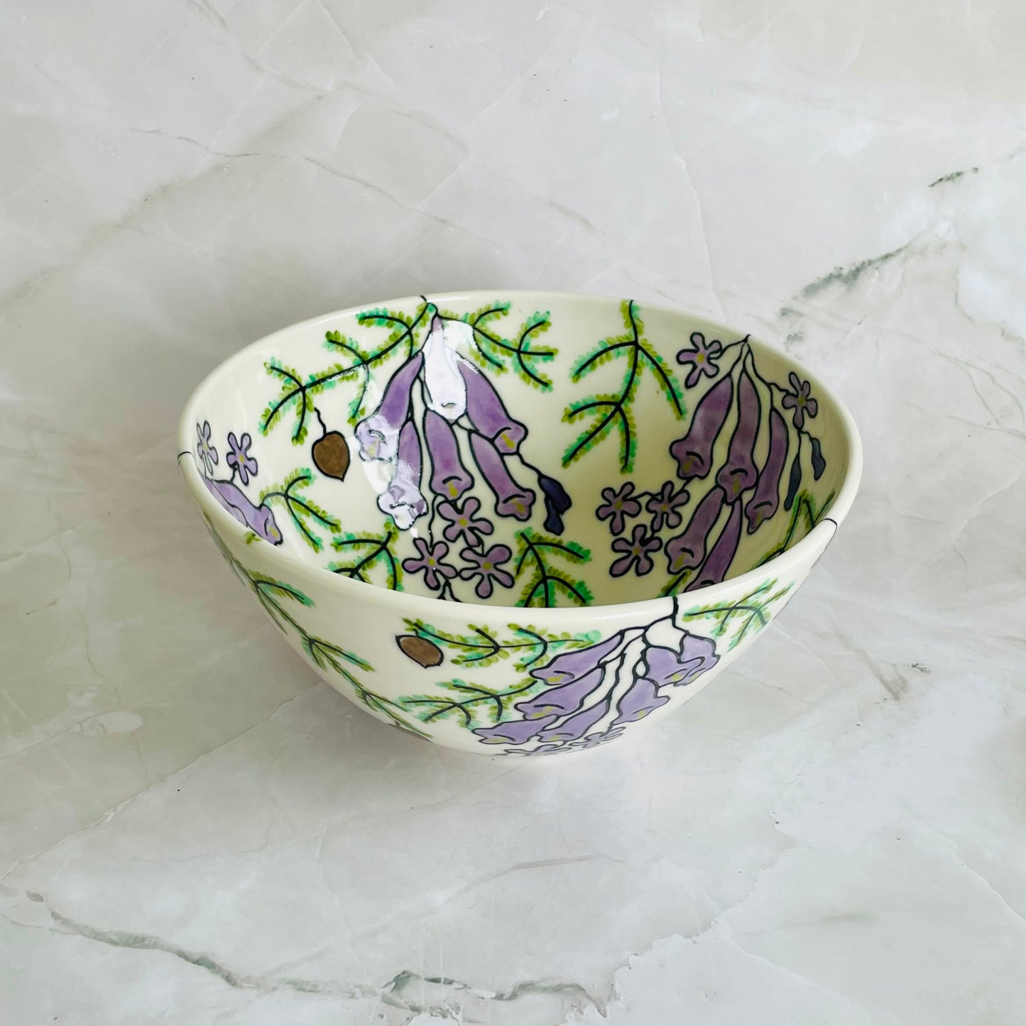 #36: Noodle bowl  - Jacaranda design