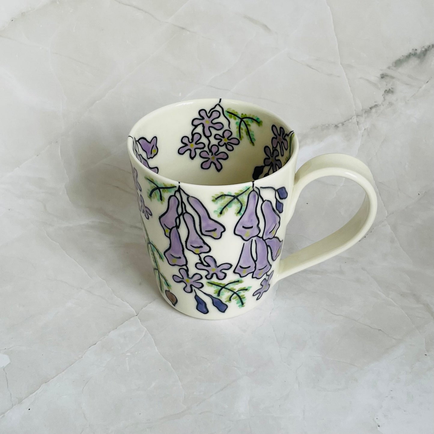 #12: Cup  - Jacaranda design